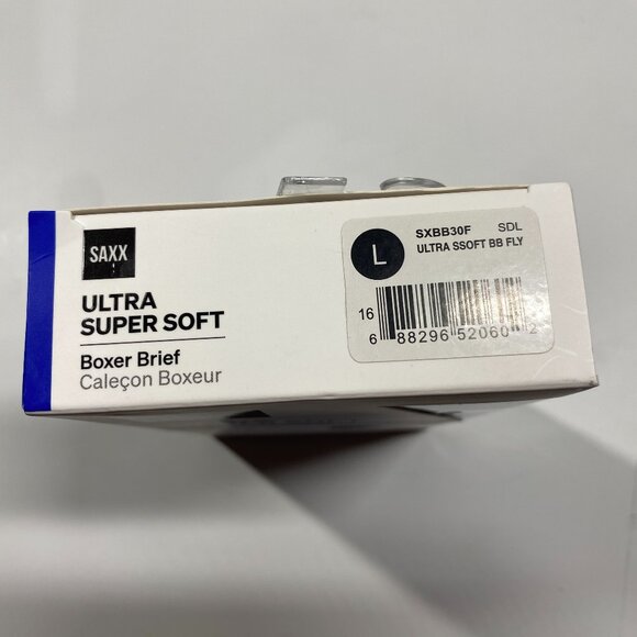 NWT Saxx Ultra Boxer Briefs Relaxed Fit - Seas Tha Day Lake Blue - Size Large - Picture 4 of 4